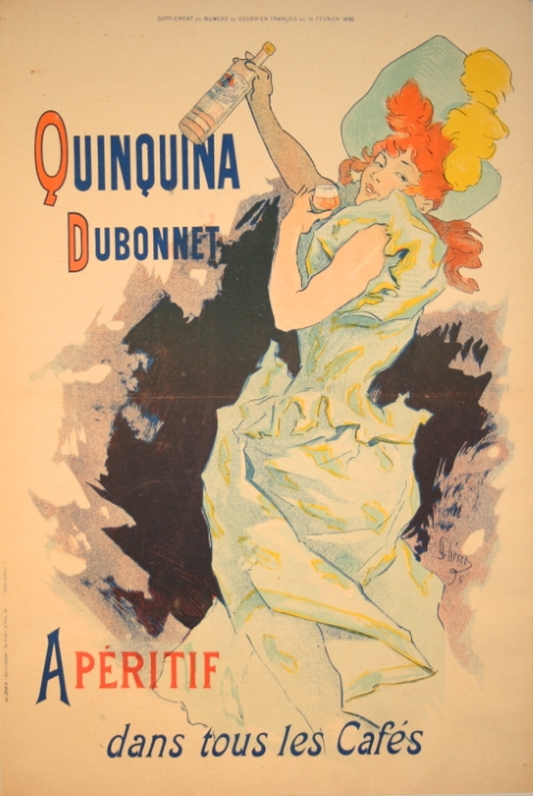 Jules Cheret (1836-1932), Quinquina Dubonnet, 1896
