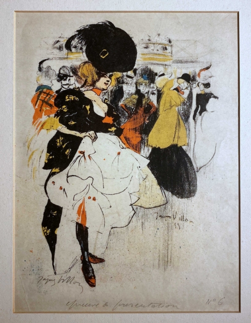 Jacques Villon (1875-1963), Danseuse au Moulin Rouge, 1899