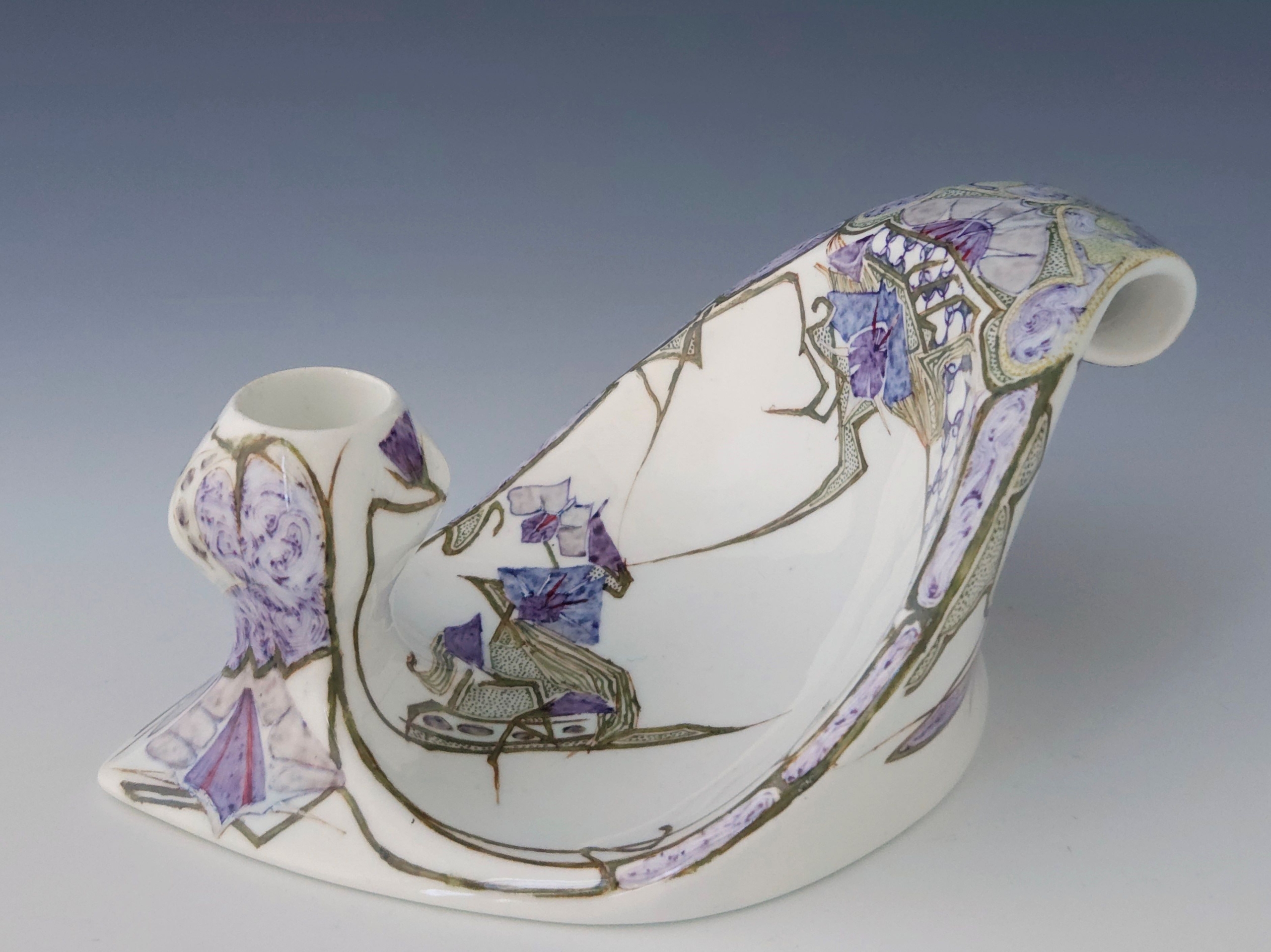 Rozenburg Den Haag eierschaalporselein blaker Roelof Sterken1900 Rozenburg Den Haag eierschaalporselein blaker Roelof Sterken1900