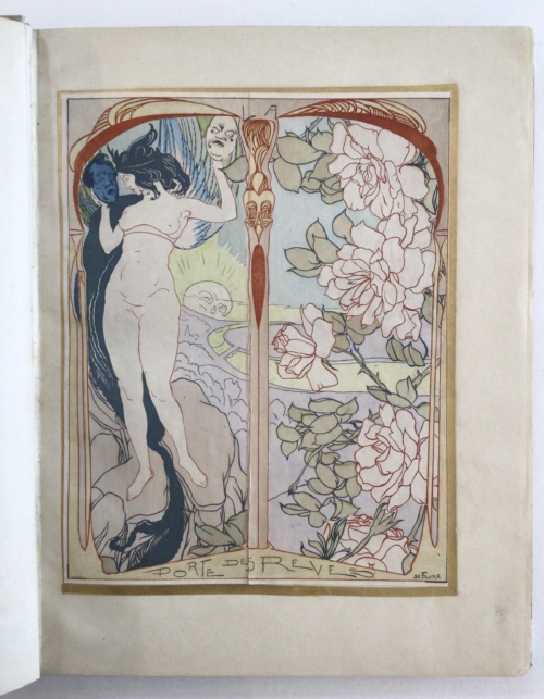book marcel schwob georges de feure la porte des reves 1899 b
